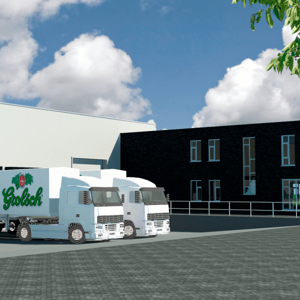 20-11-2011 | Nieuwbouw logistiekcentrum Grolsch te Groningen