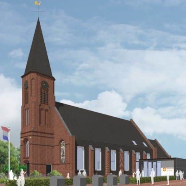 nieuwbouw kerk Hoek